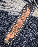 Dust and Petals Tooled Leather Bracelet - Jewelry - American Darling - Bronco Western Supply Co.