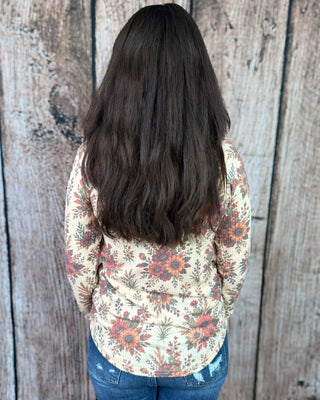 Dust & Daisies Long Sleeve Top by Sterling Kreek – Apparel from Bronco Western Supply Co.