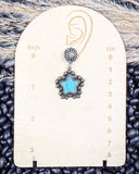 Dust & Dazzle Dangle Fashion Earrings - Jewelry - Blue Tortoise - Bronco Western Supply Co.