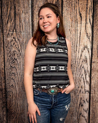 Dust on the Horizon Tank Top – Apparel from Bronco Western Supply Co.