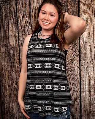 Dust on the Horizon Tank Top – Apparel from Bronco Western Supply Co.