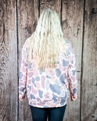 Dusty Camo Howdy Pullover Sweatshirt – Apparel from Bronco Western Supply Co.