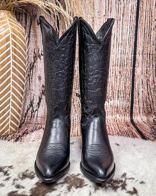 Eden Black Star Leather Boots - Onyx – Women's Shoes from Bronco Western Supply Co.