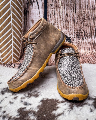 Eden Chukka Driving Moc - Bomber and Nude – Women's Shoes from Bronco Western Supply Co.