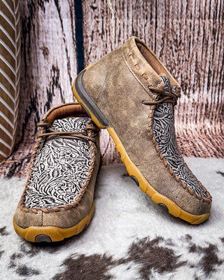 Eden Chukka Driving Moc - Bomber and Nude – Women's Shoes from Bronco Western Supply Co.