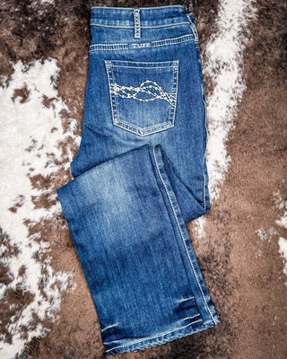 Edgy Flannel Bootcut Jeans – Apparel from Bronco Western Supply Co.