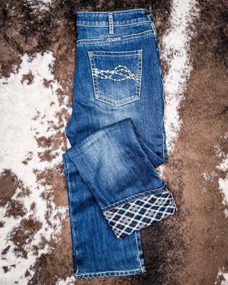 Edgy Flannel Bootcut Jeans – Apparel from Bronco Western Supply Co.