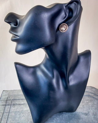 Eliza Flower Stud Earrings - Copper - Western Earrings - Bronco Western Supply Co.