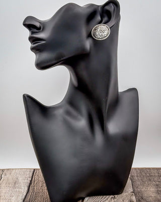Ellie Western Rope Filigree Round Fashion Stud Earrings – Jewelry from Bronco Western Supply Co., women’s western wear