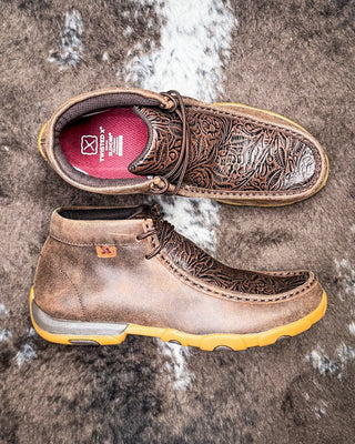 Eloise Chukka Driving Moc - Brown – Women's Shoes from Bronco Western Supply Co.