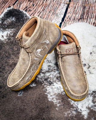 Elora Twisted X Chukka Driving Moc - Bomber – Women's Shoes from Bronco Western Supply Co.