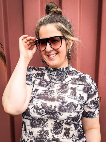 Ember Tangle - Free Oversized Sunglasses - Accessories - DAX Eyewear - Bronco Western Supply Co.