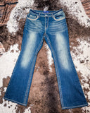 Emberglow Embellished Bootcut Jeans - Apparel - Denim Zone USA - Bronco Western Supply Co.