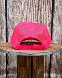 Embroidered Rope Howdy Trucker Cap - Hot Pink - Accessories - The Lattimore Claim - Bronco Western Supply Co.