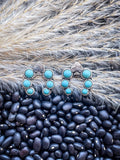 Etta Spade Stud Fashion Earring - Turquoise - Jewelry - Blue Tortoise - Bronco Western Supply Co.