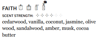 Faith Perfume – Bath from Bronco Western Supply Co.