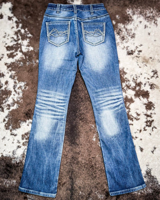 Famous Flannel Bootcut Jeans by Cowgirl Tuff – Apparel from Bronco Western Supply Co.