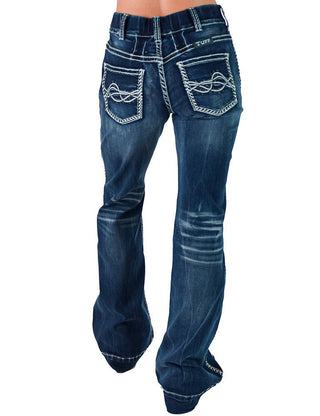 Famous Pull - On Trouser Jeans by Cowgirl Tuff – Apparel from Bronco Western Supply Co.