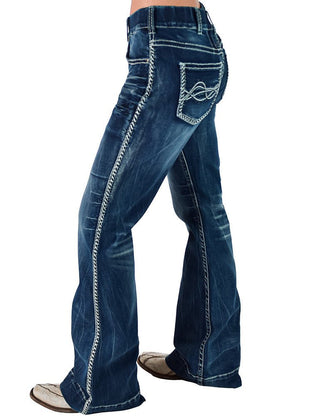 Famous Pull - On Trouser Jeans by Cowgirl Tuff – Apparel from Bronco Western Supply Co.