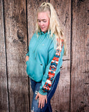 Fast Draw Aztec Hoodie - Apparel - Lucky & Blessed - Bronco Western Supply Co.