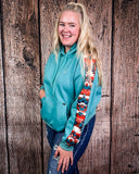 Fast Draw Aztec Hoodie - Apparel - Lucky & Blessed - Bronco Western Supply Co.