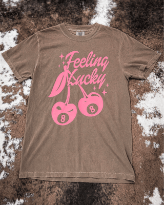 Feeling Lucky Western Graphic Tee – Apparel from Bronco Western Supply Co.