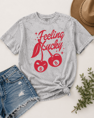 Feeling Lucky Western Graphic Tee – Apparel from Bronco Western Supply Co.