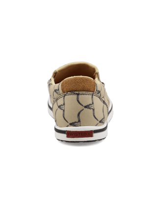 Fence Line Twisted X Slip - On Kicks - Tan and Black – Women's Shoes from Bronco Western Supply Co.