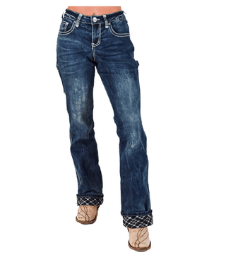 Flannel Cowgirl Carpenter Bootcut Jeans – Apparel from Bronco Western Supply Co.