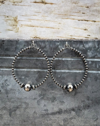 Flintline Hoop Earrings - Jewelry - The Bijoux Fab - Bronco Western Supply Co.