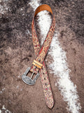 Flora - Brown and Red Hooey Belt - Apparel - Hooey - Bronco Western Supply Co.