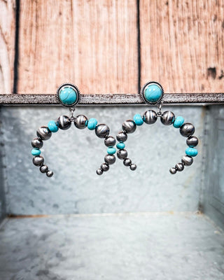 Flossie Post Squash Blossom Fashion Earrings – Jewelry from Bronco Western Supply Co.