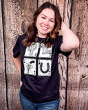 Four Aces Graphic Tee - Black - Shirts & Tops - Buckin Barn Wholesale - Bronco Western Supply Co.