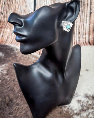 Four of a Kind Western Aces Fashion Stud Earrings – Jewelry from Bronco Western Supply Co.