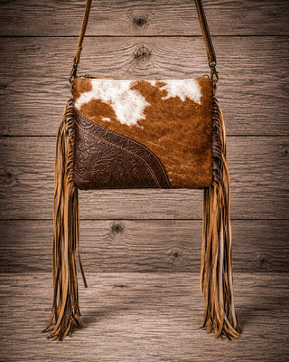 Fractional Leather Hair-On Crossbody Bag by Myra Bag – Purses & Wallets from Bronco Western Supply Co.