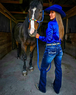 Freedom 2 Bootcut Jeans in Dark Indigo by Cowgirl Tuff – Apparel from Bronco Western Supply Co.