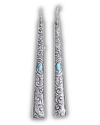 Frills Dangle Fashion Earrings – Jewelry from Bronco Western Supply Co.