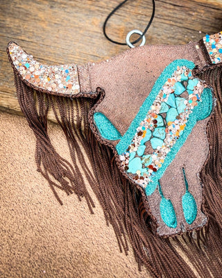 Fringe & Frosting Bull Skull Car Freshie in Pumpkin Cupcake Scent – Accessories from Bronco Western Supply Co.