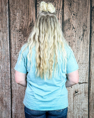 Frisco Acid Wash V - Neck Tee in Dusty Teal – Apparel from Bronco Western Supply Co.