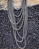 Gatton Navajo Style Pearl Layer Fashion Necklace - Jewelry - Blue Tortoise - Bronco Western Supply Co.