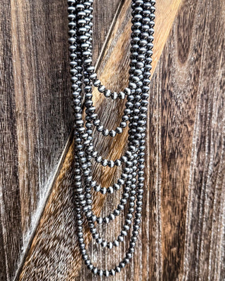 Gatton Navajo Style Pearl Layer Fashion Necklace – Jewelry from Bronco Western Supply Co.