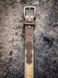 Gibson Natural/Brown Hooey Belt - Apparel - Hooey - Bronco Western Supply Co.