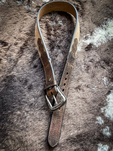 Gibson Natural/Brown Hooey Belt - Apparel - Hooey - Bronco Western Supply Co.