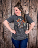 Giddy Up or Get Out Graphic Tee - Pepper - Shirts & Tops - The Lattimore Claim - Bronco Western Supply Co.