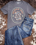 Giddy Up or Get Out Graphic Tee - Pepper - Shirts & Tops - The Lattimore Claim - Bronco Western Supply Co.