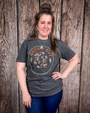 Giddy Up or Get Out Graphic Tee - Pepper - Shirts & Tops - The Lattimore Claim - Bronco Western Supply Co.