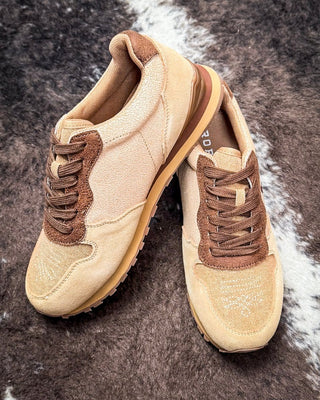 Giddyup Rider Tennis Shoes in Tan by Roper – Women's Shoes from Bronco Western Supply Co.