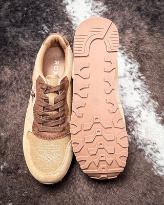 Giddyup Rider Tennis Shoes in Tan by Roper – Women's Shoes from Bronco Western Supply Co.