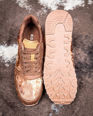 Giddyup Wild Tennis Shoes in Brown by Roper – Women's Shoes from Bronco Western Supply Co.