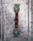Hattie Western Style Apple Watch Fashion Band - Accessories - Blue Tortoise - Bronco Western Supply Co.